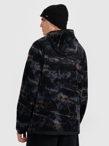 4F Fleecepullover in Schwarz