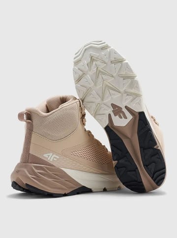 4F Botki trekkingowe "Speed Hiker" w kolorze beżowym