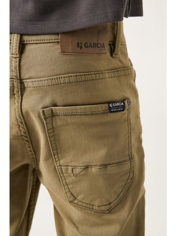 Garcia Szorty dżinsowe "Lazlo" w kolorze khaki