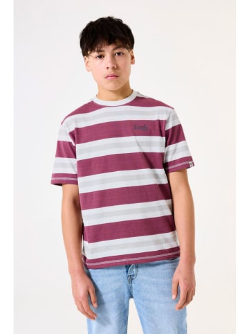 Garcia Shirt in Lila/ Weiß