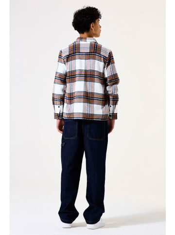 Garcia Blouse wit/lichtbruin