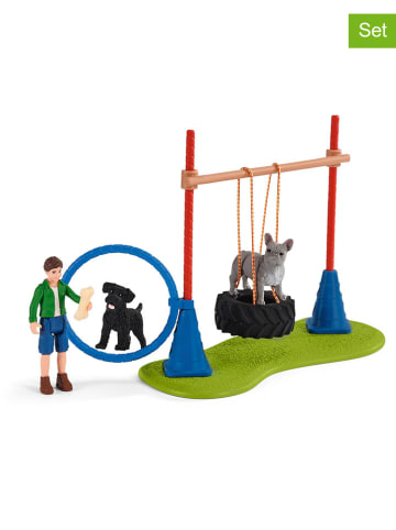 Schleich 20-częściowy zestaw "Puppy Agility Training" do zabawy - 3+