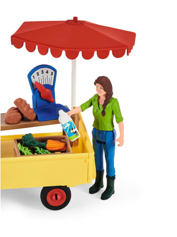 Schleich 39-częściowy zestaw "Sunny Day Mobile Farm Station" do zabawy - 3+