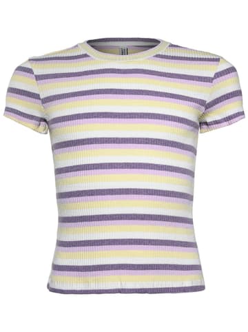 Blue Effect Shirt paars/wit/geel