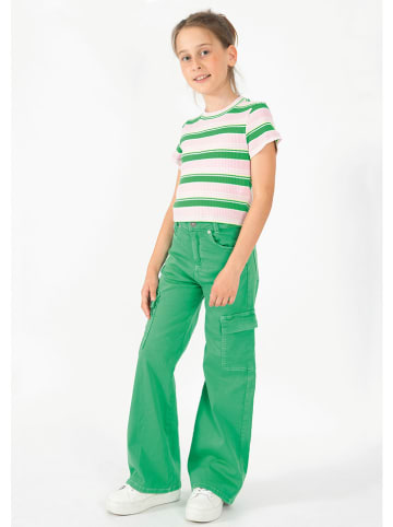 Blue Effect Koszulka w kolorze fioletowo-zielonym