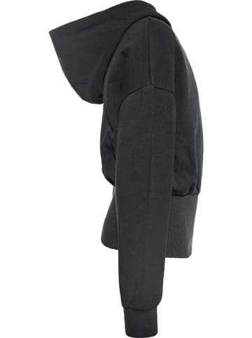 Blue Effect Hoodie in Schwarz