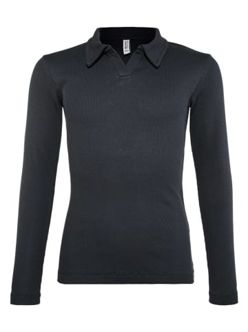 Blue Effect Pololongsleeve donkerblauw