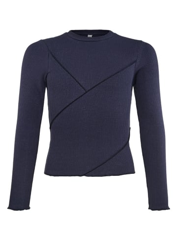 Blue Effect Longsleeve donkerblauw