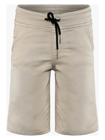 Blue Effect Shorts in Beige