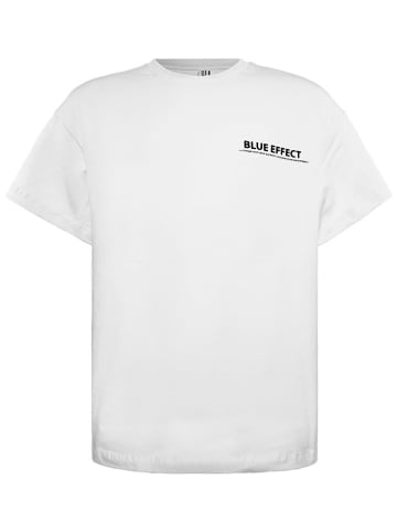 Blue Effect Shirt in Weiß