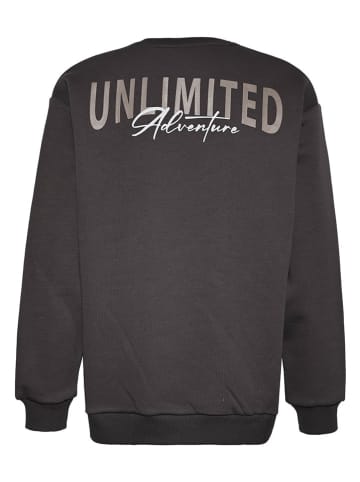 Blue Effect Sweatshirt in Schwarz