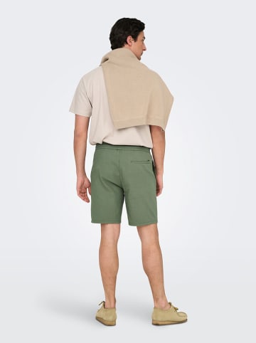 ONLY & SONS Shorts "Onslinus" in Grün