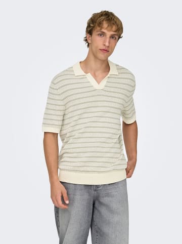 ONLY & SONS Sweter "Onstilo" w kolorze beżowym