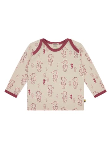 loud + proud Longsleeve in Creme/ Pink