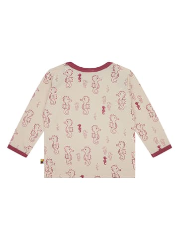 loud + proud Longsleeve in Creme/ Pink