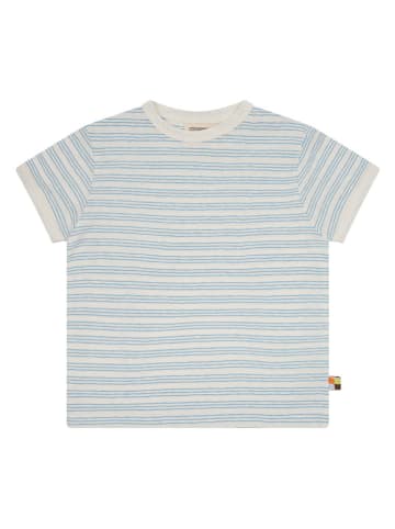 loud + proud Shirt in Creme/ Hellblau