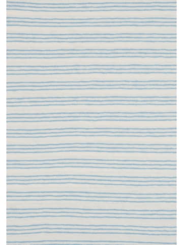 loud + proud Shirt  in Creme/ Hellblau