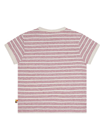 loud + proud Shirt in Creme/ Pink