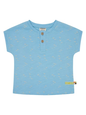 loud + proud Shirt in Hellblau/ Beige