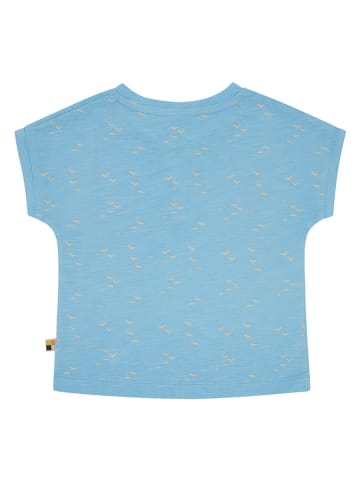 loud + proud Shirt  in Hellblau/ Beige