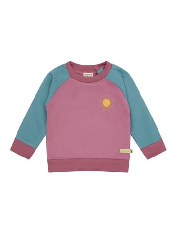 loud + proud Sweatshirt in Lila/ Türkis