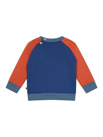 loud + proud Sweatshirt in Dunkelblau/ Rot