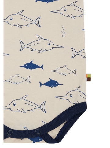 loud + proud Body  in Creme/ Dunkelblau