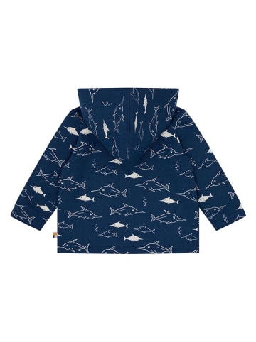 loud + proud Jacke in Dunkelblau/ Weiß