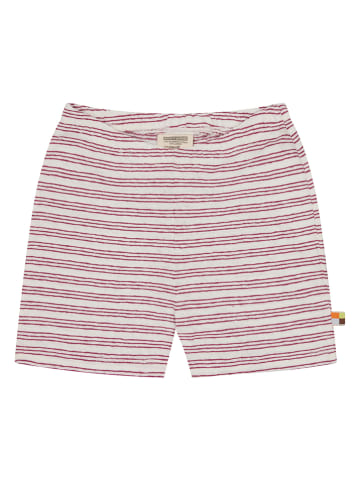 loud + proud Shorts in Beige/ Rot