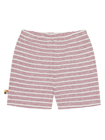 loud + proud Shorts in Beige/ Rot