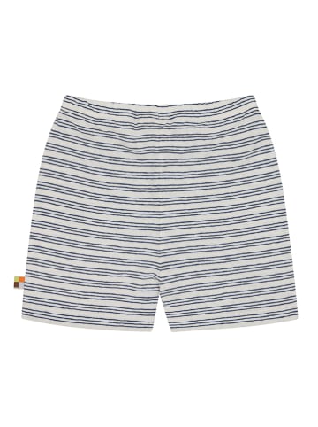 loud + proud Shorts in Beige/ Dunkelblau