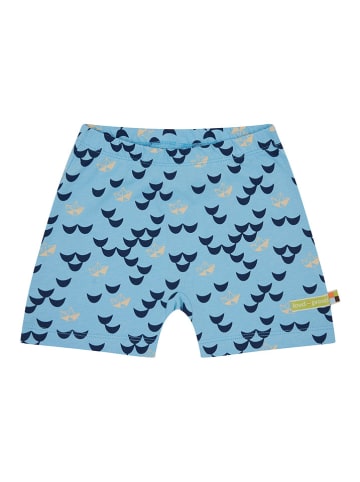 loud + proud Shorts in Hellblau/ Dunkelblau/ Beige