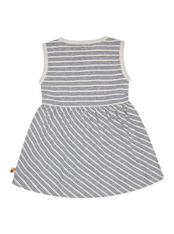 loud + proud Kleid in Creme/ Dunkelblau