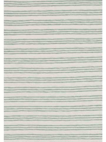 loud + proud Beanie  in Weiß/ Grün