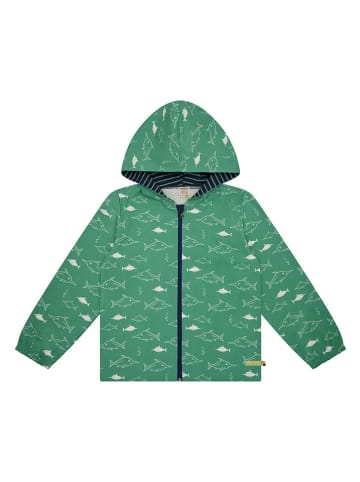 loud + proud Jacke in Grün/ Weiß