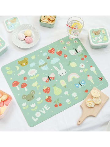 a little lovely company Tischset "Joy" in Grün - (B)42,5 x (H)34 cm