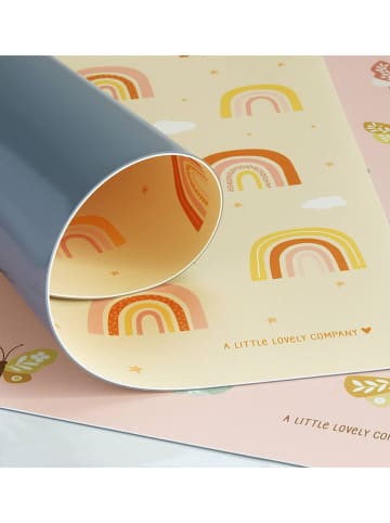 a little lovely company Tischset "Rainbows" in Gelb - (B)42,5 x (H)34 cm