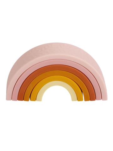 a little lovely company Stapelspiel "Rainbow" in Rosa/ Orange - ab Geburt