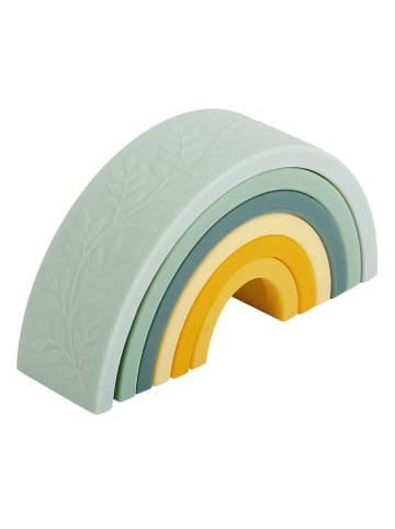 a little lovely company Stapelspiel "Rainbow" in Grün/ Gelb - ab Geburt