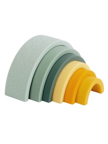 a little lovely company Układanka "Rainbow" w kolorze zielono-żółtym - 0+