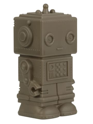 a little lovely company Skarbonka "Robot" w kolorze szarym - wys. 15 cm