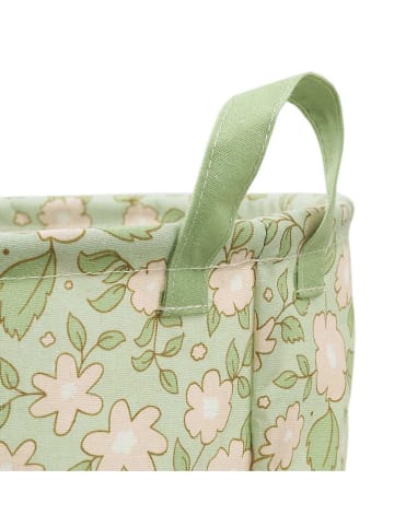 a little lovely company Opbergmand "Blossoms" groen - (H)50 x Ø 40 cm