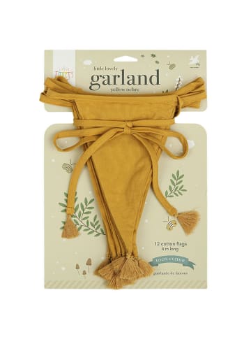 a little lovely company Girlanda w kolorze musztardowym - dł. 400 cm