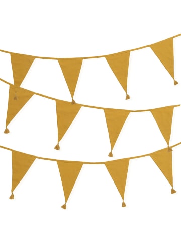 a little lovely company Girlanda w kolorze musztardowym - dł. 400 cm
