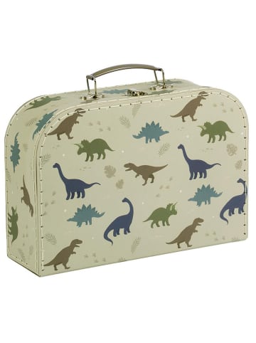 a little lovely company Kuferki (2 szt.) "Dinosaurs" w kolorze khaki