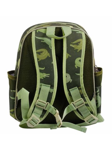 a little lovely company Kinderrucksack "Crocodiles" in Grün - (B)27 x (H)32 x (T)19 cm
