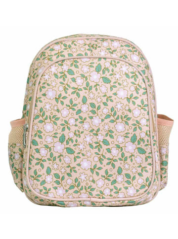 a little lovely company Kinderrugzak "Blossoms" lichtroze/groen - (B)27 x (H)32 x (D)19 cm