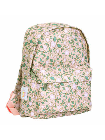 a little lovely company Kinderrucksack "Blossoms" in Rosa/ Grün - (B)25,5 x (H)30 x (T)10 cm