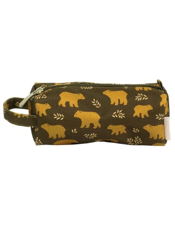 a little lovely company Etui "Bears" kaki/lichtbruin - (B)20 x (H)8 x (D)7 cm