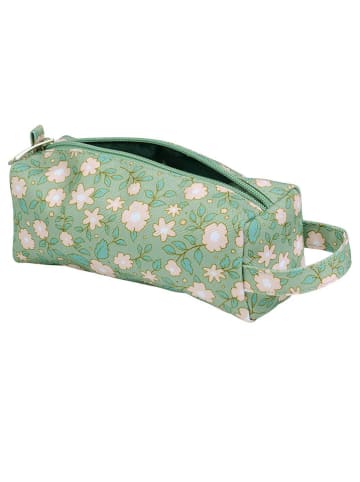 a little lovely company Etui "Blossoms" groen - (B)20 x (H)8 x (D)7 cm